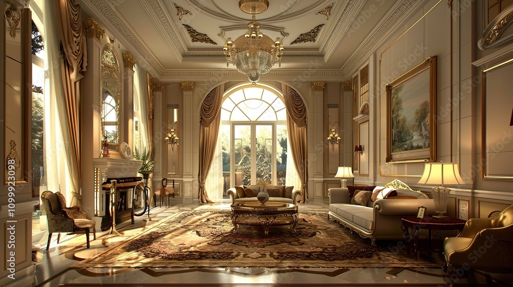 Fototapeta premium interior of mansion