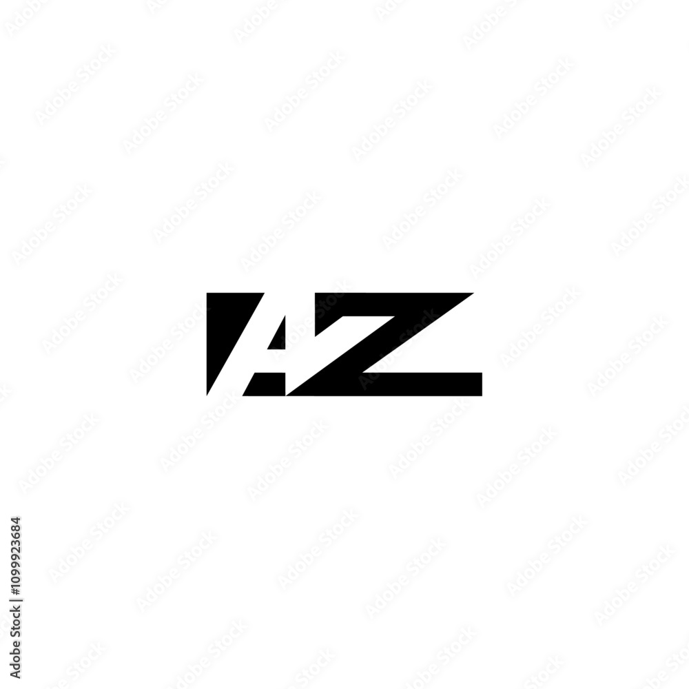 Fototapeta premium az icon logo design