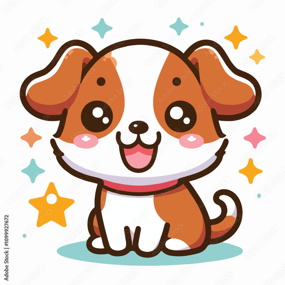 Fototapeta premium Cute Puppy Vectors & Illustrations