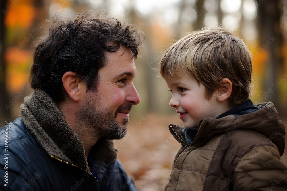 Fototapeta premium Father and Son Moment