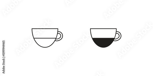 flat white set icon with white background vector stock illustration