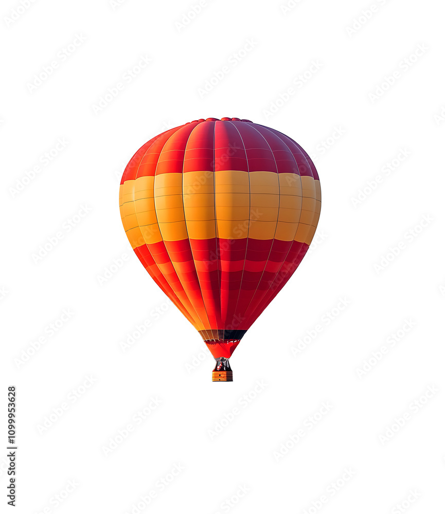 Fototapeta premium Hot air balloon isolated