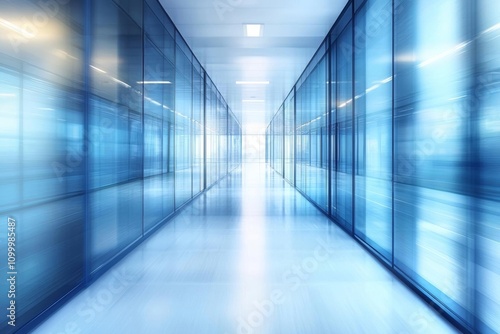 Wallpaper Mural Light modern office interior blurred background of panoramic windows and beautiful lighting , isolated on white background,  , copy space, copy space for text, Torontodigital.ca