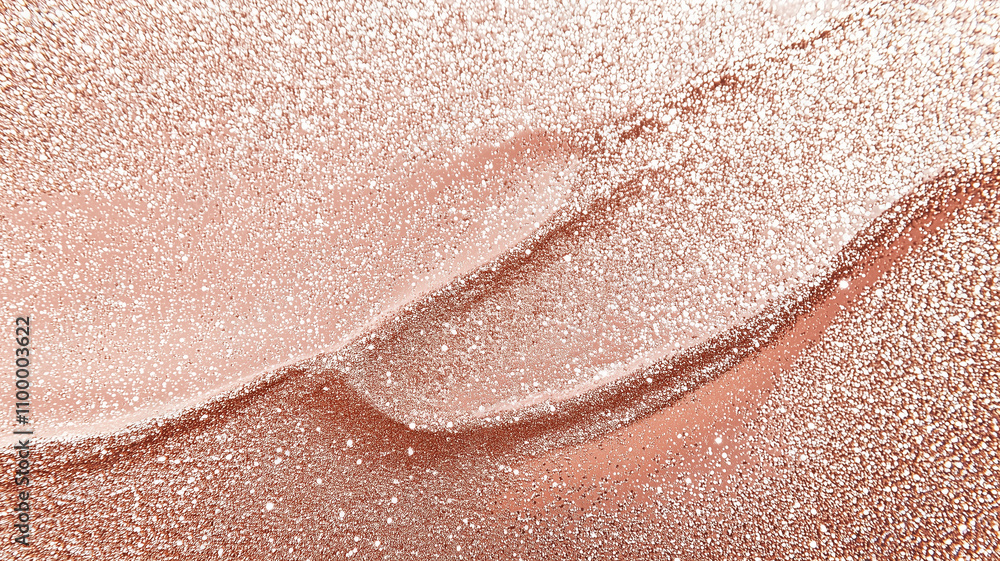 Fototapeta premium shimmering rose gold glitter background with pink and red sparkling textures creates shiny and elegant visual effect