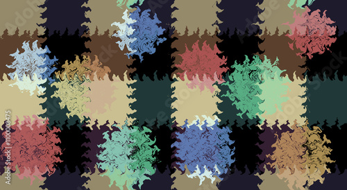 Digital And Textile Design Pattern