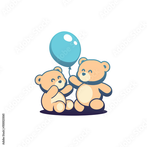 Teddy Bear EPS Vector Template