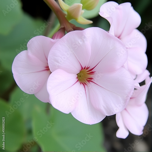 Annual honesty, Lunaria annua, silicle membranes close up. photo