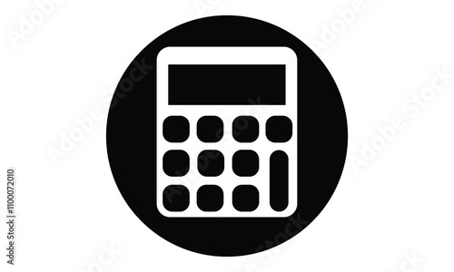 Calculator icons set on white background. Calculator vector icon .