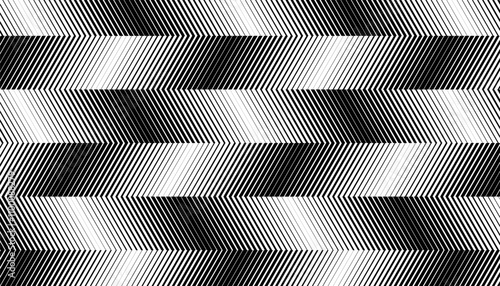 Black and white abstract geometric pattern, smooth transition effect pattern for background and jersey design. Vector Format Illustration 