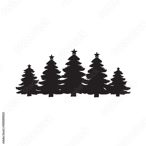 Fir tree, Pine tree, Christmas tree, Tree, forest, nature, Tree form, and Christmas tree silhouette