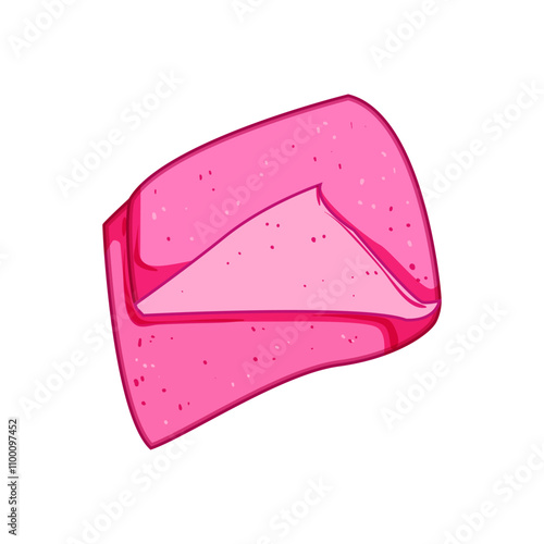 camping microfiber towel cartoon. sports beach, antibacterial lint, free reusable camping microfiber towel sign. isolated symbol vector illustration