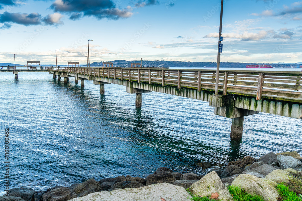 Obraz premium Ruston Fissing Pier