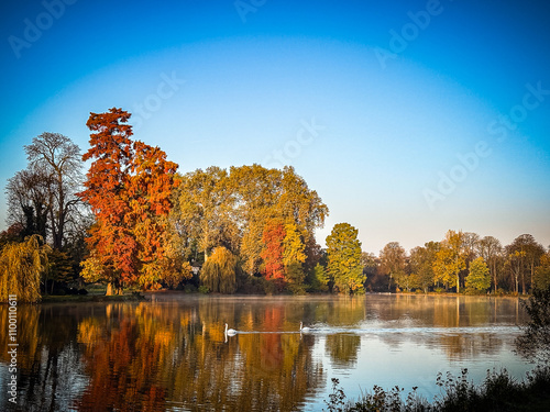 The island of Reuilly is one of the two islands of Lake Daumesnil in the Bois de Vincennes in Paris, France