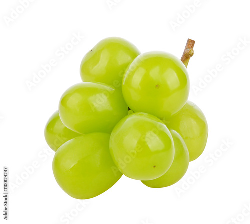 Fotografie Shine Muscat grapes on transparent png