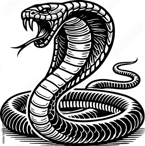 zmea.epsAn illustration of the cobra symbol of 2025. A black and white graphic drawing of a cobra with its hood up and mouth open. A snake is an image with detailed scales and a curved body.