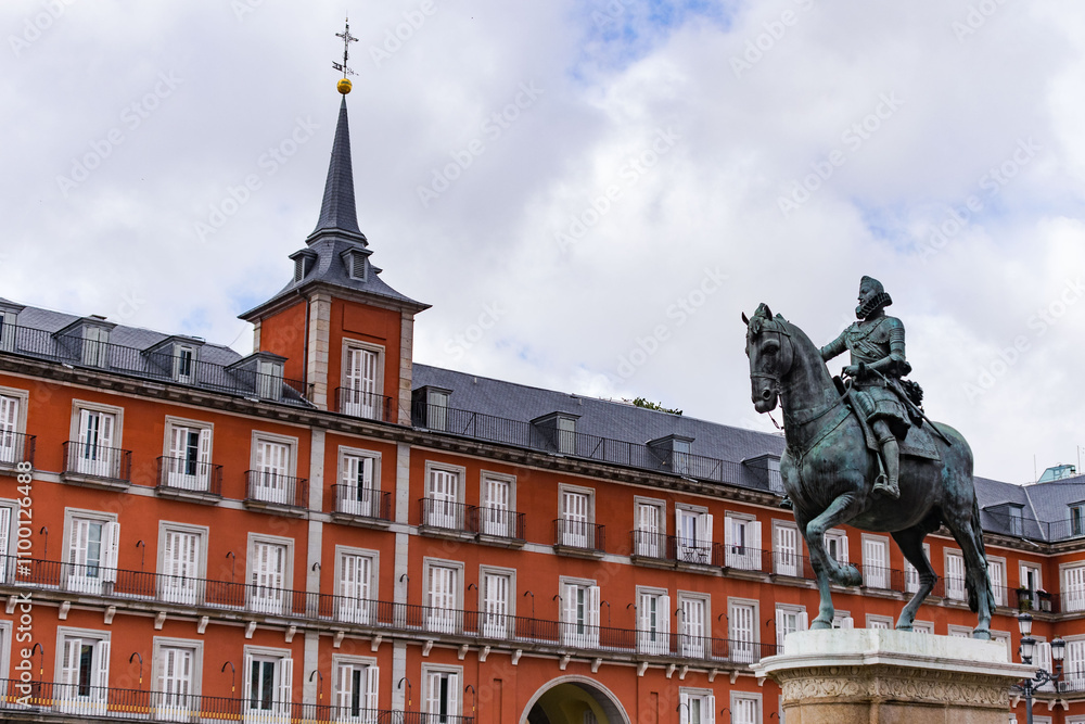 Naklejka premium Plaza Mayor Madrid