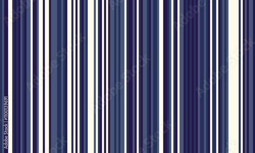 Pattern of vertical stripes, colorful thin and thick lines. Irregular stripe background, vector seamless texture. Abstract striped geometric design in bright colors.