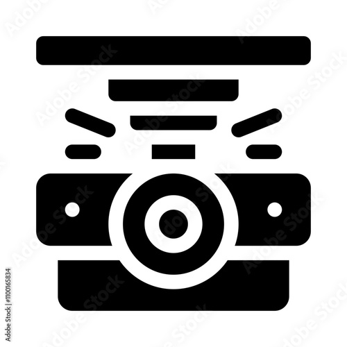 Projector glyph icon