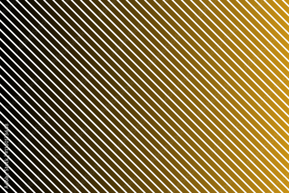 Obraz premium black gold gradient stripped line pattern