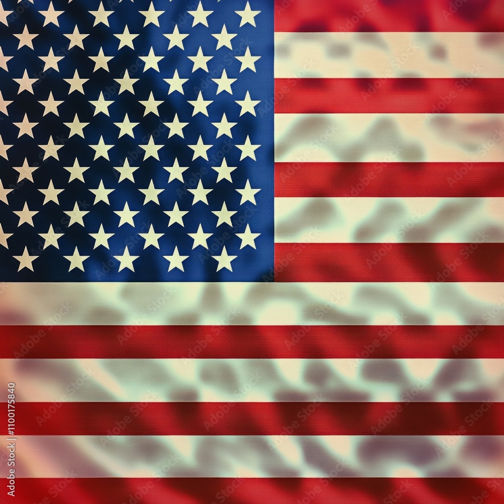 Fototapeta premium American flag photorealistic ultra high definition seamless