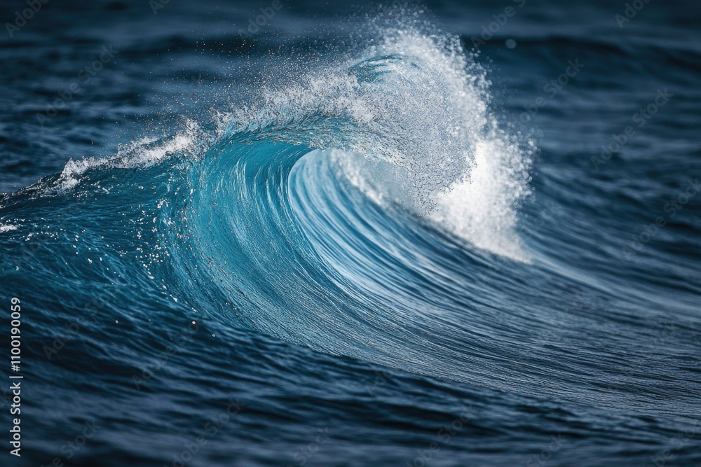 A person riding a wave on a surfboard A person riding a wave on a surfboard