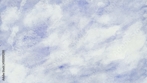 Abstract blue colors watercolor background