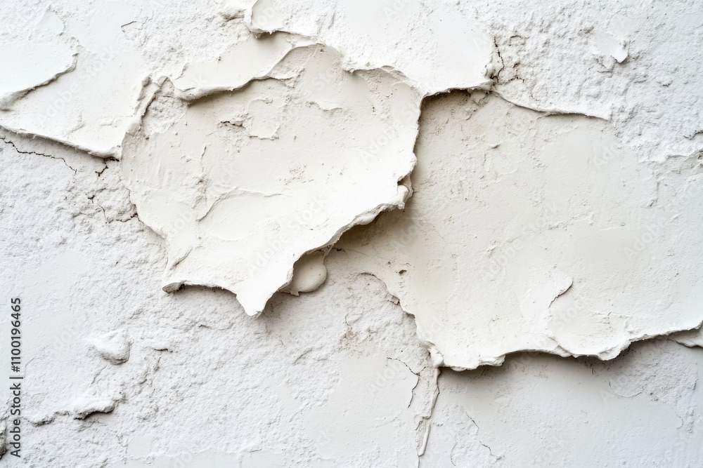 Obraz premium A close-up shot of a worn-out wall with peeling paint