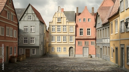 Historical Buildings in the Old Town of Hornburg, Lower Saxony photo