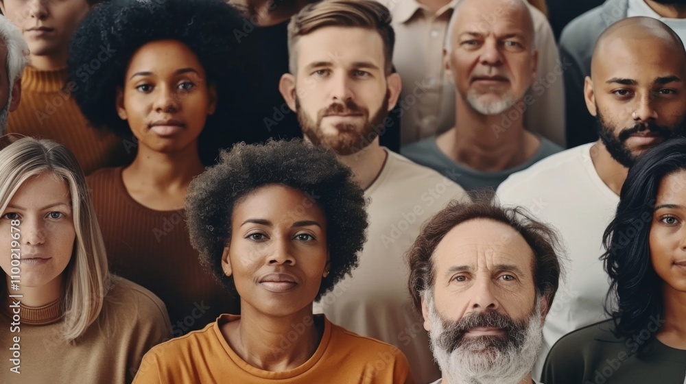 Obraz premium Embracing unity: Multigenerational friendships among diverse communities.