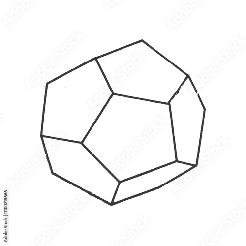 3D polyhedral wireframe