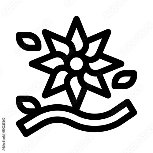 Vanilla Bean Pod line icon