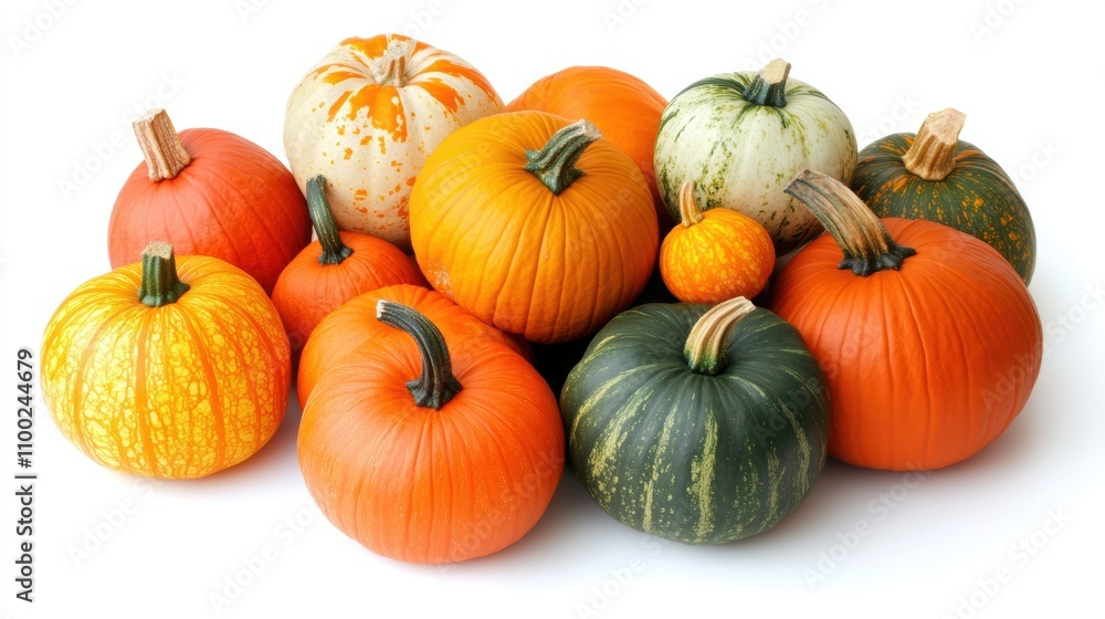 Obraz premium Pumpkin in Fall for holiday seasonal decoration.
