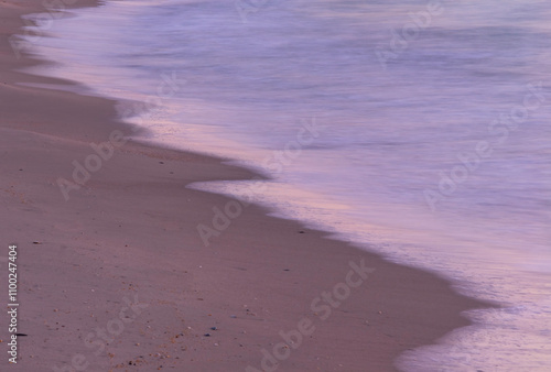 waves on the beach