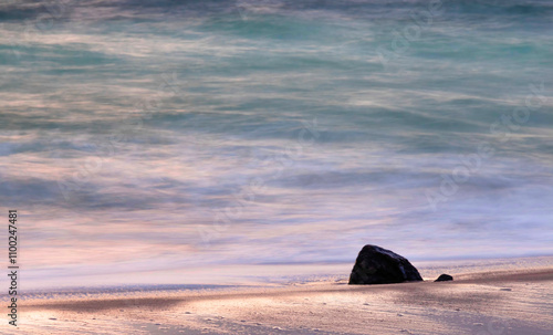 waves on the beach