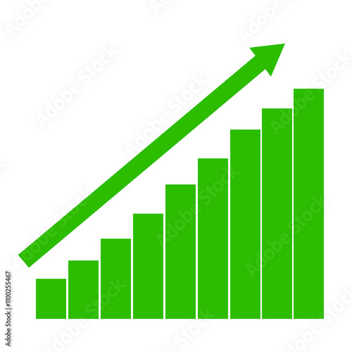 Green upward trend graph Free Download Green upward trend graph - GFXLoad