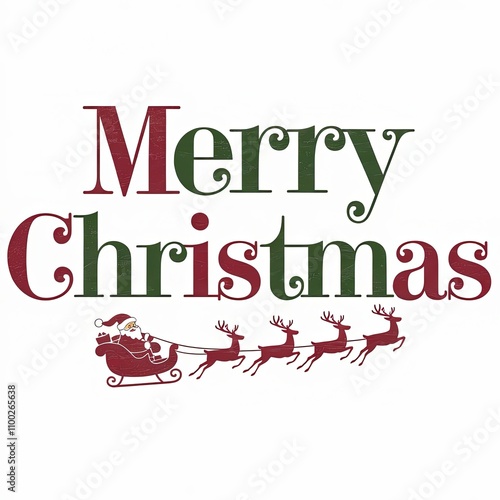 Vintage Christmas text.