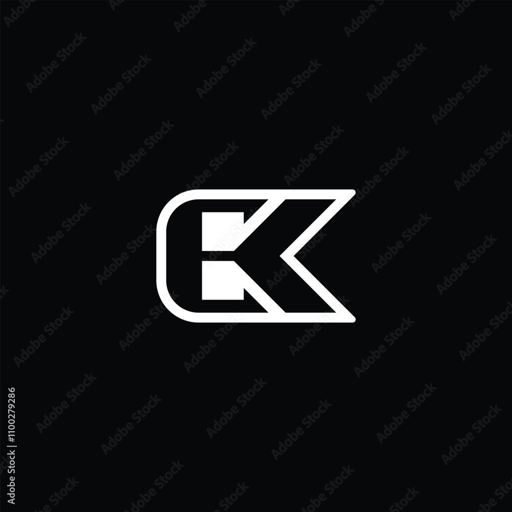 KE or EK logo and icon design KE or EK logo and icon design