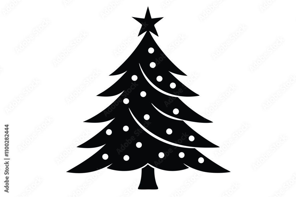 Fototapeta premium Christmas Home Vector