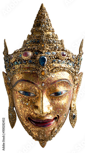 Golden Khmer Death Mask: Gold, Gems, Ancient Ritual, Southeast Asia