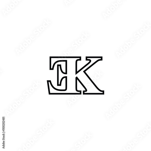 Free Download KE or EK logo and icon design - GFXLoad
