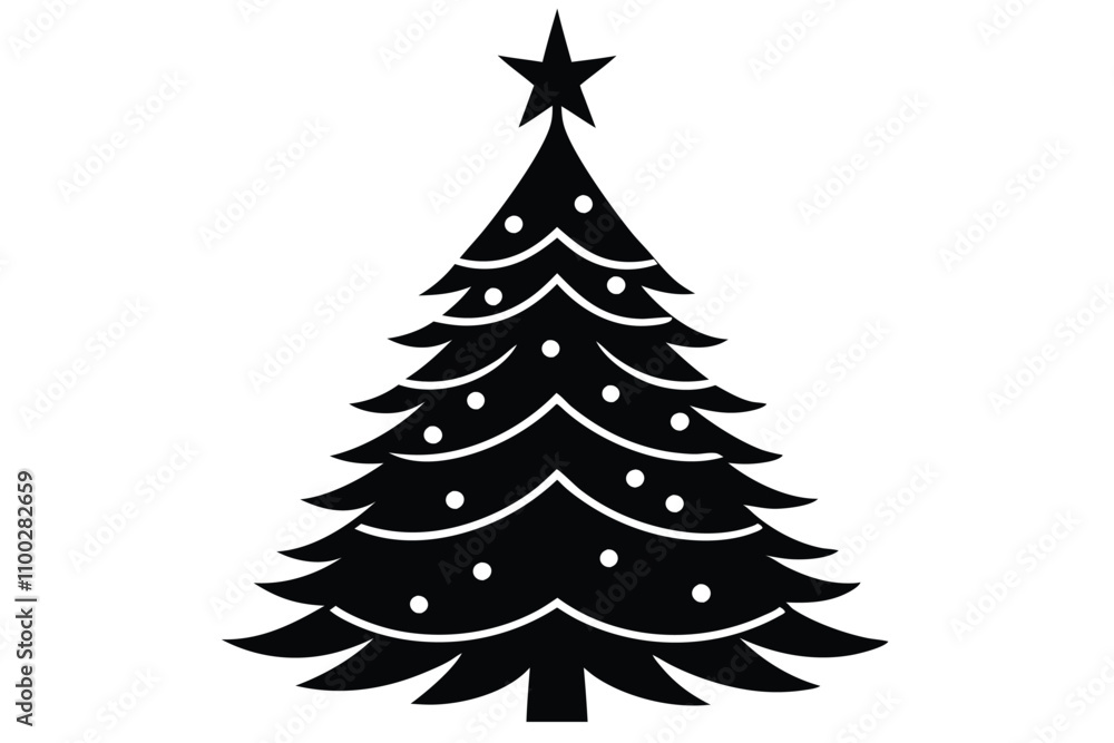 Fototapeta premium Christmas Home Vector