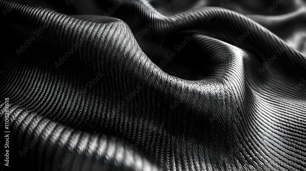 custom made wallpaper toronto digitalAbstract Black and White Wavy Texture Illustration