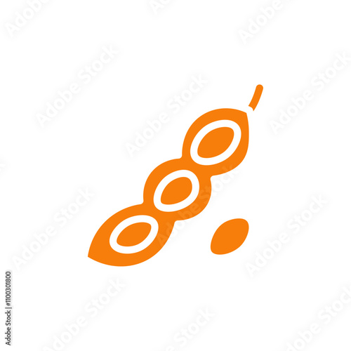 soybeans icon Outline vector for web ui