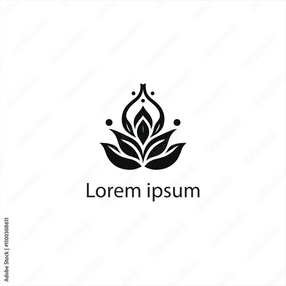 Obraz premium A Yoga Logo Design