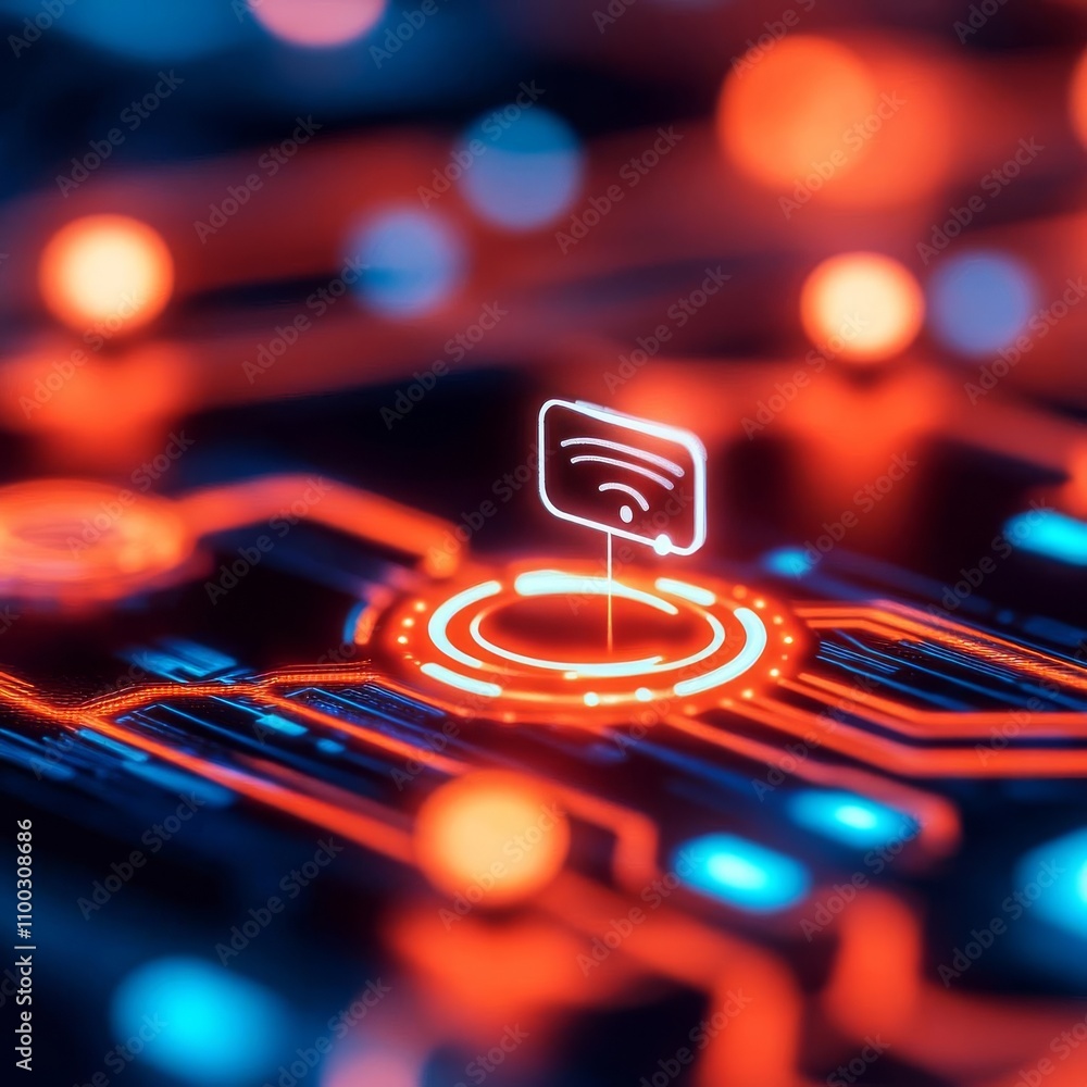 Obraz premium IoT optimization tool to manage and optimize interconnected devices, IoT optimizer, seamless integration