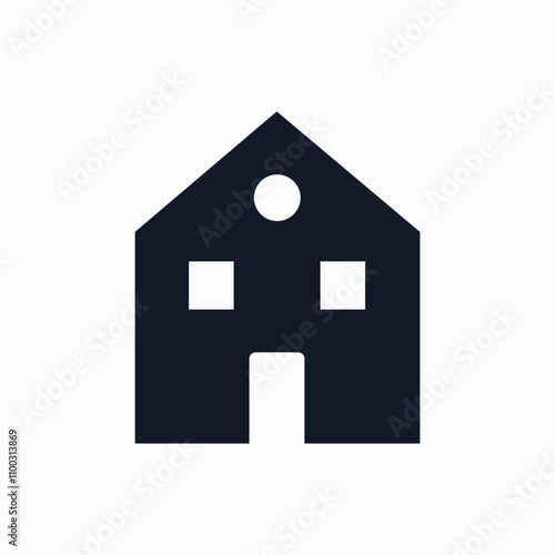 house icon on white background