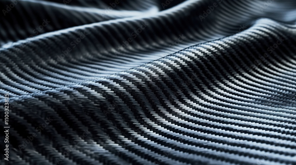 custom made wallpaper toronto digitalTextured Wave Pattern in Dark Material with Repetitive Lines