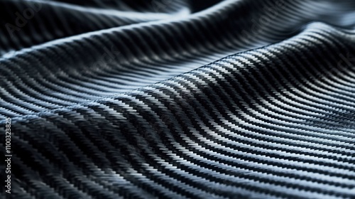 Wallpaper Mural Textured Wave Pattern in Dark Material with Repetitive Lines Torontodigital.ca