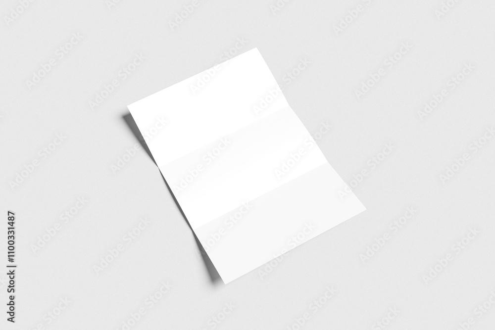 Naklejka premium A4 Letterhead Mockup