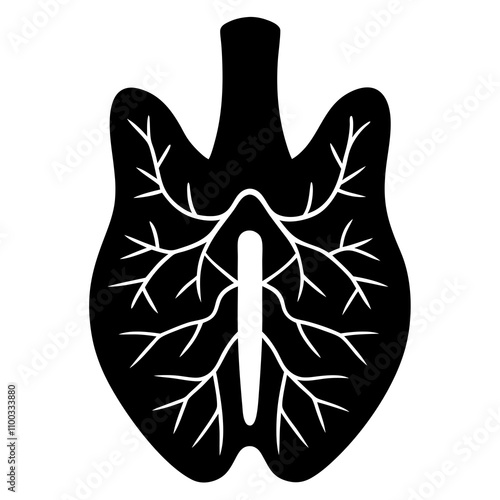 Thymus Gland vector illustration